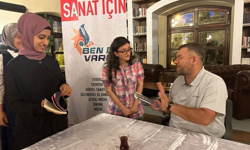 Şair Kılıçarslan, özel gereksinimli okurlarıyla buluştu