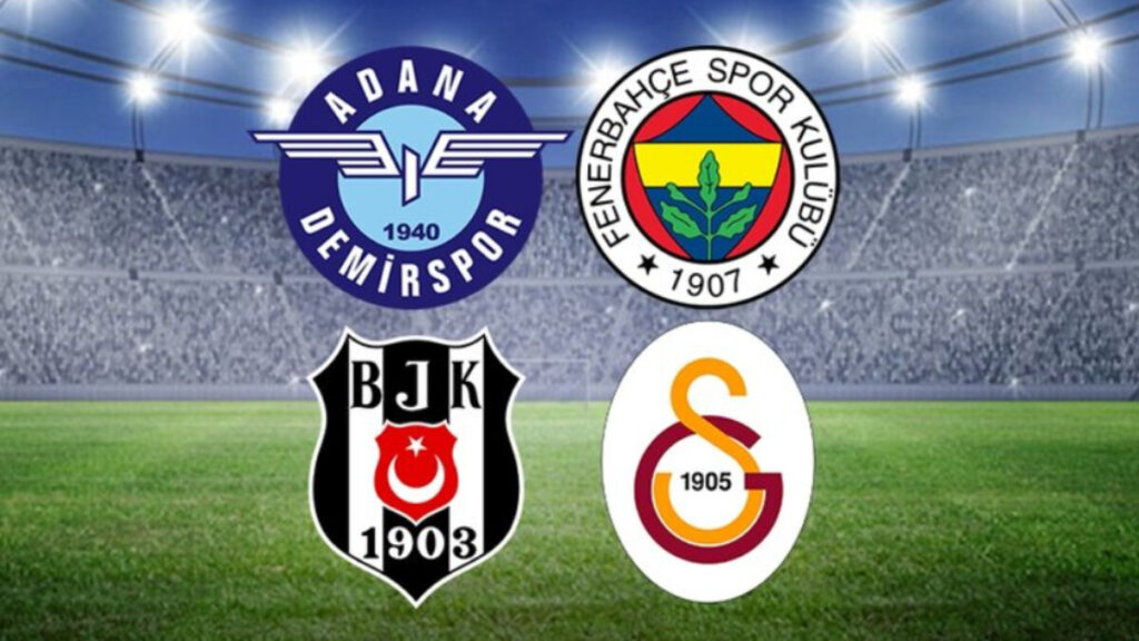 Galatasaray, Fenerbahçe, Beşiktaş ve Adana Demirspor’un maçları hangi kanalda yayınlanacak?