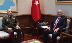 Yaşar Güler, Azerbaycan Genelkurmay Başkanı Veliyev'i kabul etti