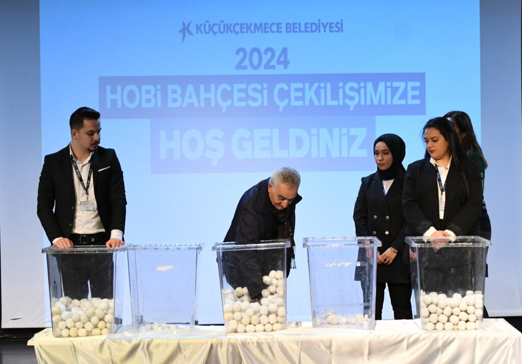 Küçükçekmece hobi bahçeleri çekilişi yapıldı işte kazananlar