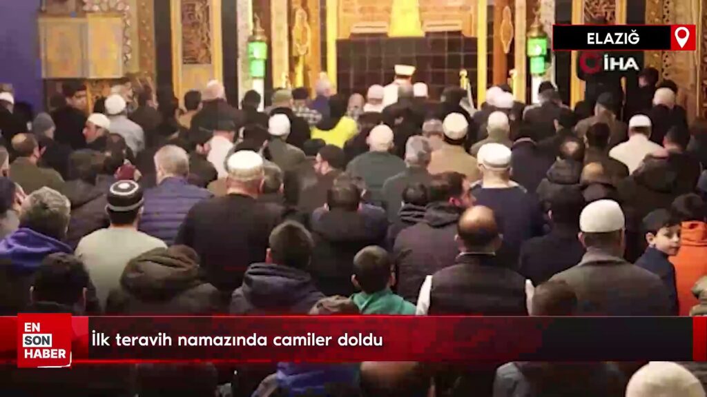 İlk teravih namazında camiler doldu